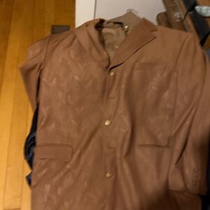 Brown Patterned Blazer